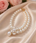 Camelia Pearl Couture Necklace